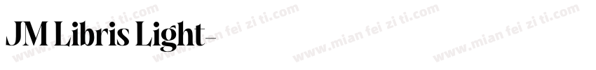 JM Libris Light字体转换